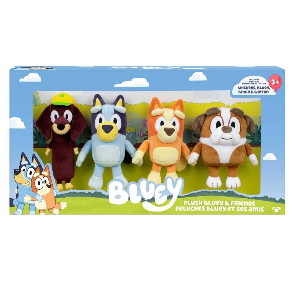 Bluey & Friends Plush Toy Set